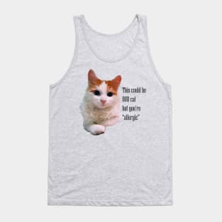 Alf the allergic Cat Tank Top